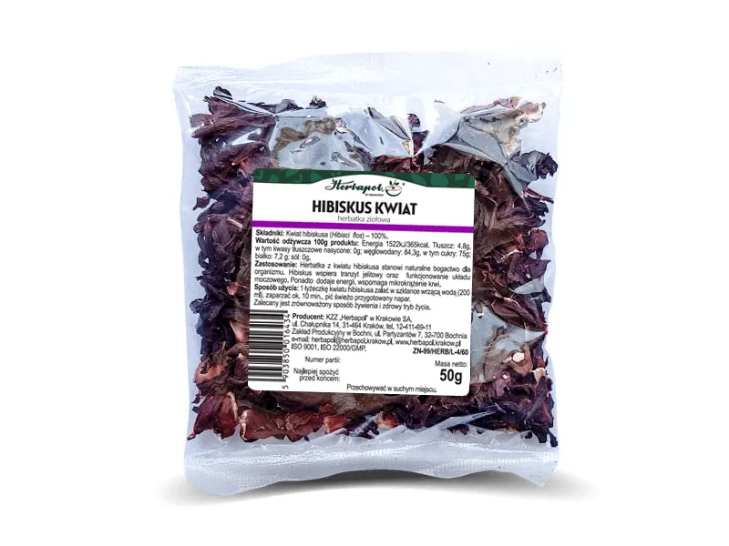 Hibiskus kwiat <br> 50 g 1 Hibiskus kwiat <br> 50 g