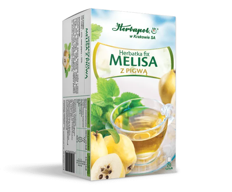 Herbatka fix melisa z pigwą 1 Herbatka fix melisa z pigwą