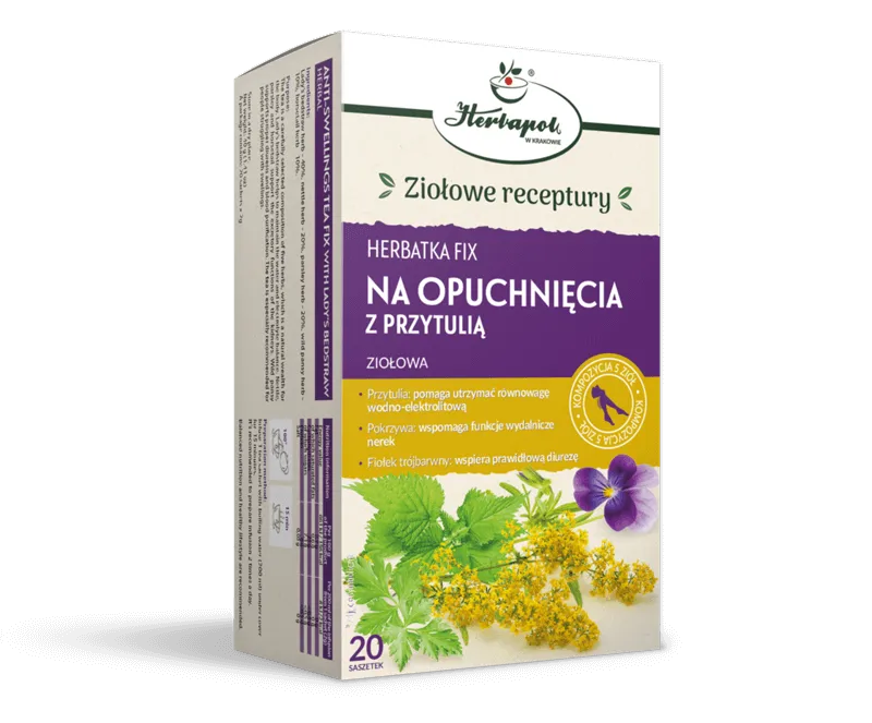 Herbatka fix na opuchnięcia z przytulią 1 Herbatka fix na opuchnięcia z przytulią