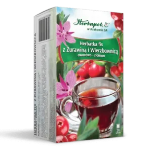 Herbatka fix z żurawiną i wierzbownicą