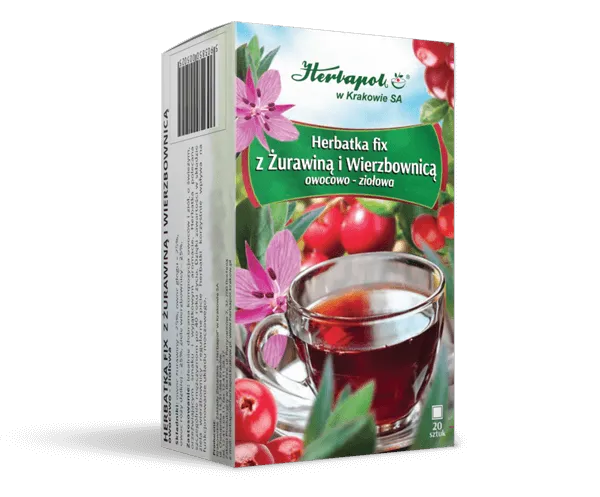 Herbatka fix z żurawiną i wierzbownicą 1 Herbatka fix z żurawiną i wierzbownicą