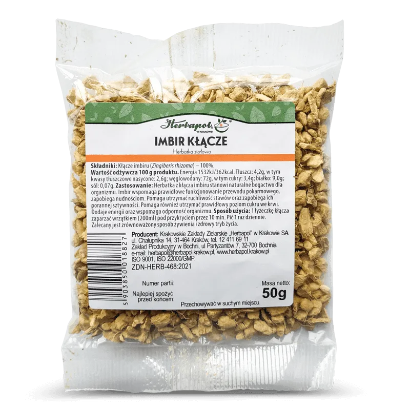 Imbir kłącze<br> 50 g 1 Imbir kłącze<br> 50 g
