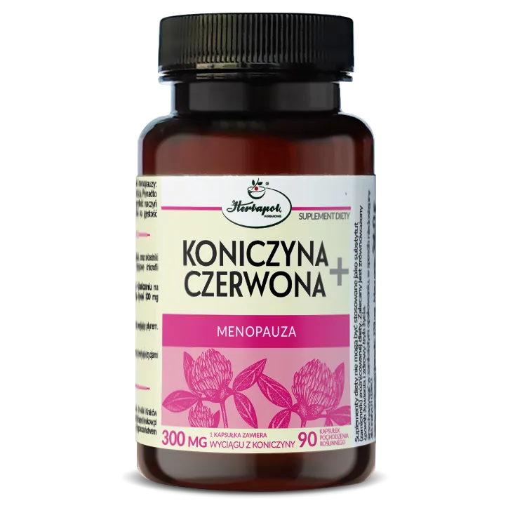 Koniczyna czerwona+ <br> 90 kapsułek 1 Koniczyna czerwona+ <br> 90 kapsułek
