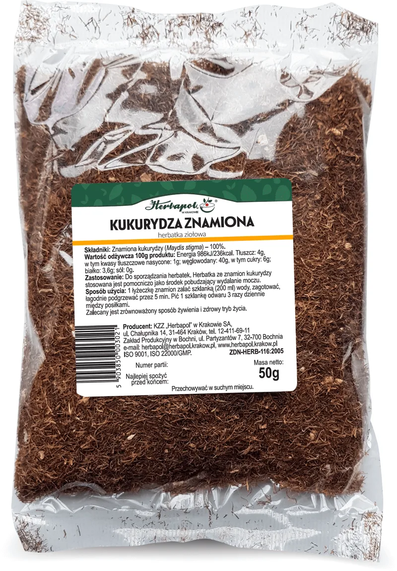 Kukurydza znamiona<br> 50 g 1 Kukurydza znamiona<br> 50 g