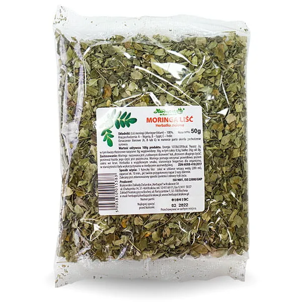 Moringa liść<br> 50 g 1 Moringa liść<br> 50 g