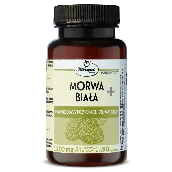 Morwa biała+<br> 90 tabletek 1 Morwa biała+<br> 90 tabletek