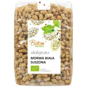 Morwa biała suszona 1kg – BATOM BIO | Ekologiczna przekąska i superfoods dla zdrowia