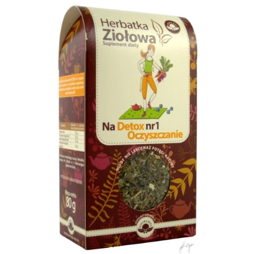 Herbatka Na detox nr 1 - Oczyszczanie 1 Herbatka Na detox nr 1 - Oczyszczanie | 80 g