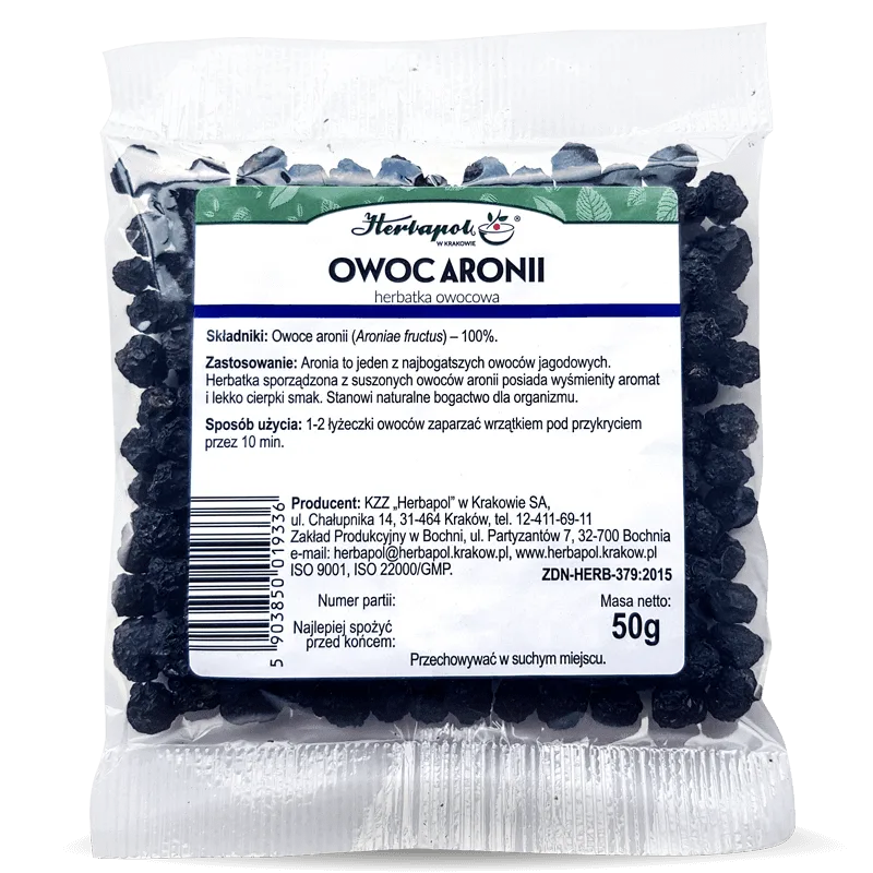 Owoc aronii <br> 50 g 1 Owoc aronii <br> 50 g