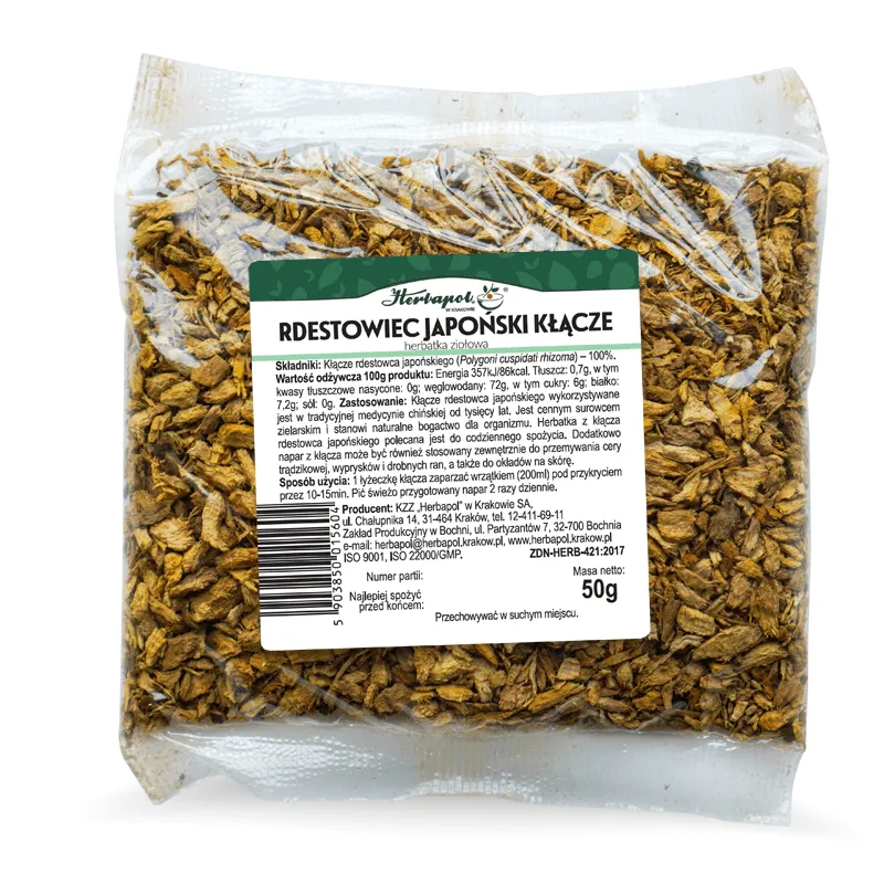 Rdestowiec japoński kłącze <br> 50 g 1 Rdestowiec japoński kłącze <br> 50 g