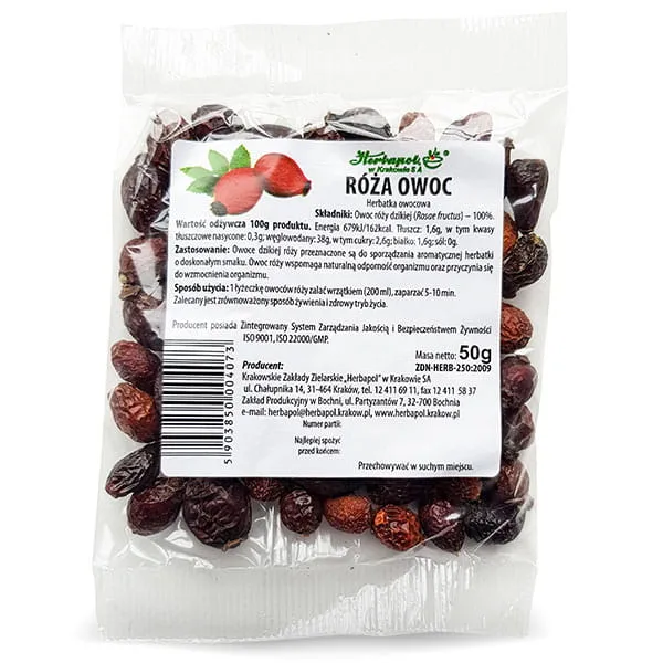 Róża owoc <br> 50 g 1 Róża owoc <br> 50 g