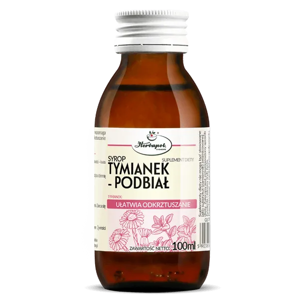 Syrop tymianek - podbiał <br> 100 ml 1 Syrop tymianek - podbiał <br> 100 ml