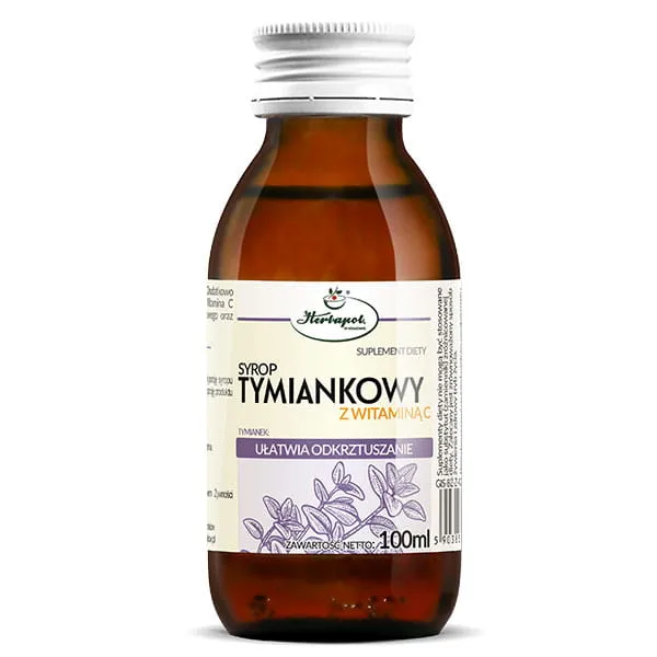 Syrop tymiankowy z witaminą C<br> 100 ml 1 Syrop tymiankowy z witaminą C<br> 100 ml