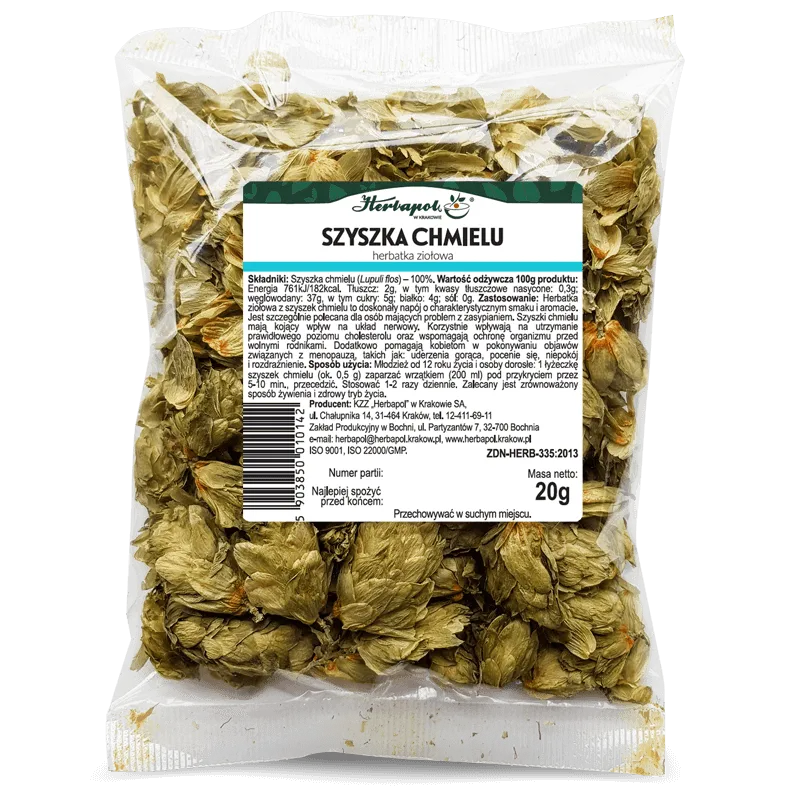 Szyszka chmielu <br> 20 g 1 Szyszka chmielu <br> 20 g