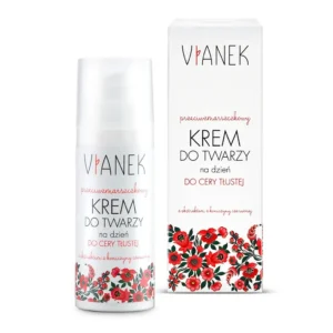 Przeciwzmarszczkowy krem do twarzy na dzień do cery tłustej 50 ml – VIANEK Sylveco