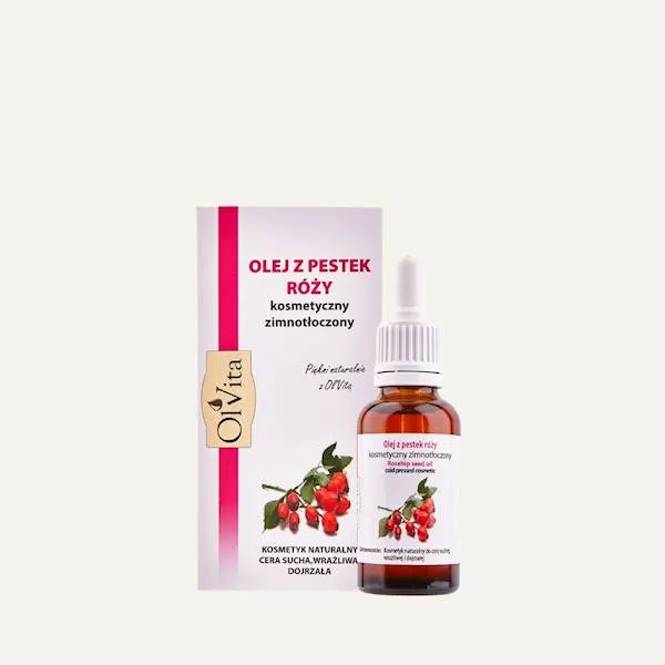 Kosmetyczny olej z pestek róży <br> 30 ml 1 Kosmetyczny olej z pestek róży <br> 30 ml