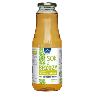 Sok z brzozy z dodatkiem soku z jabłek, bez dodatku cukru<br> 990 ml