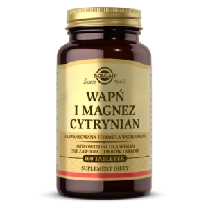 Wapń i Magnez Cytrynian | 100 tabletek