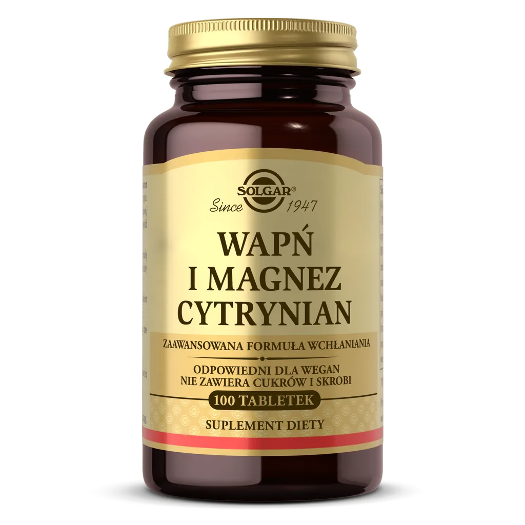 Wapń i Magnez Cytrynian | 100 tabletek 1 Wapń i Magnez Cytrynian | 100 tabletek
