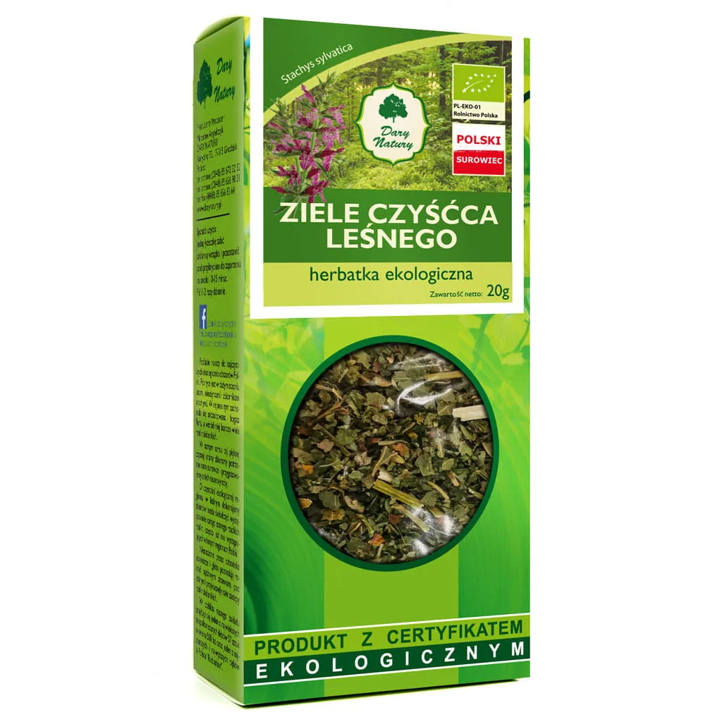 Czyściec leśny ziele EKO <br> 20 g 1 Czyściec leśny ziele EKO <br> 20 g