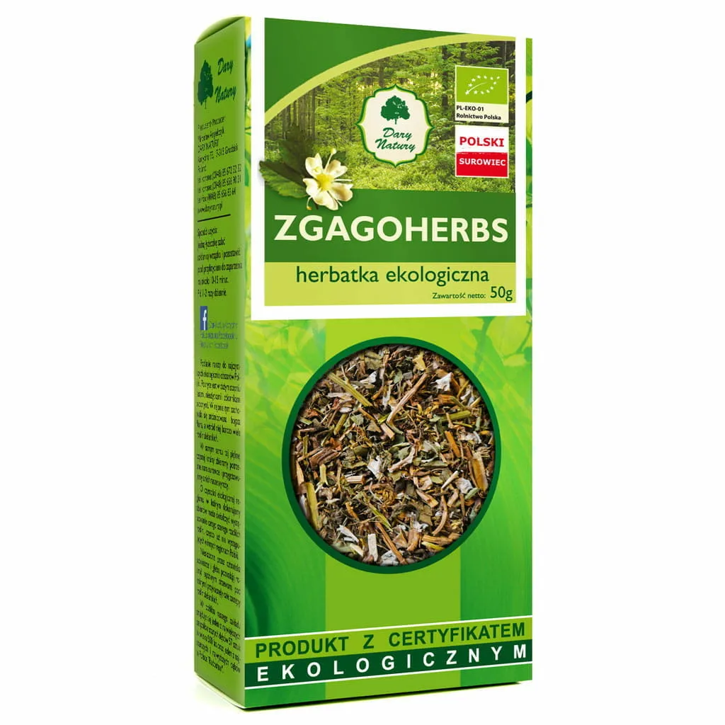 Zgagoherbs herbatka EKO <br> 50 g 1 Zgagoherbs herbatka EKO <br> 50 g