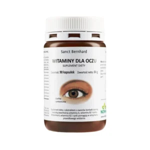 Witaminy dla oczu SANCT BERNHARD | Naturalne wsparcie wzroku na co dzień