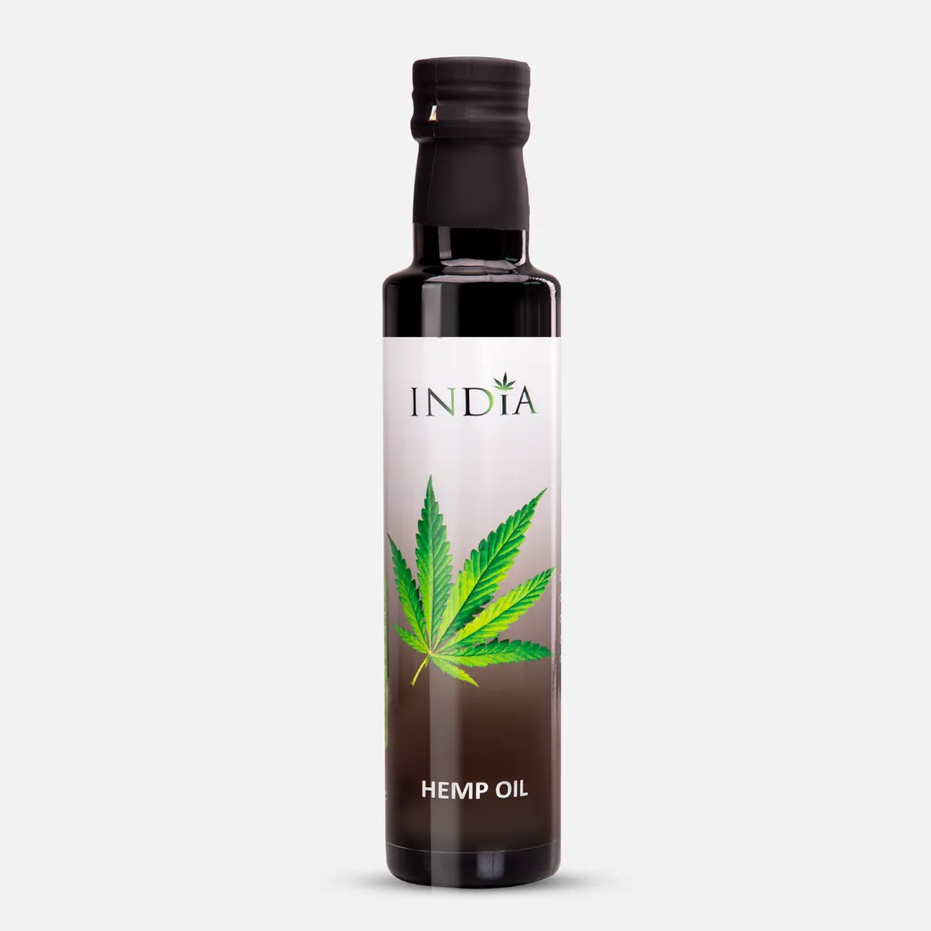Olej konopny tłoczony na zimno <br> 250ml 1 Olej konopny nierafinowany 250ml