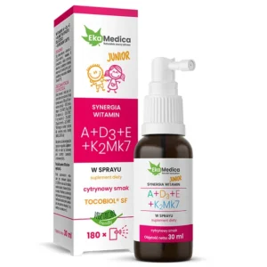 Witamina A + D3 + E + K2Mk7 Junior<br> 30 ml
