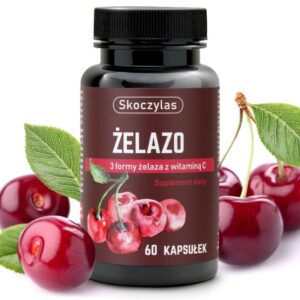 Żelazo 3 formy z witaminą C <br> 60 kapsułek