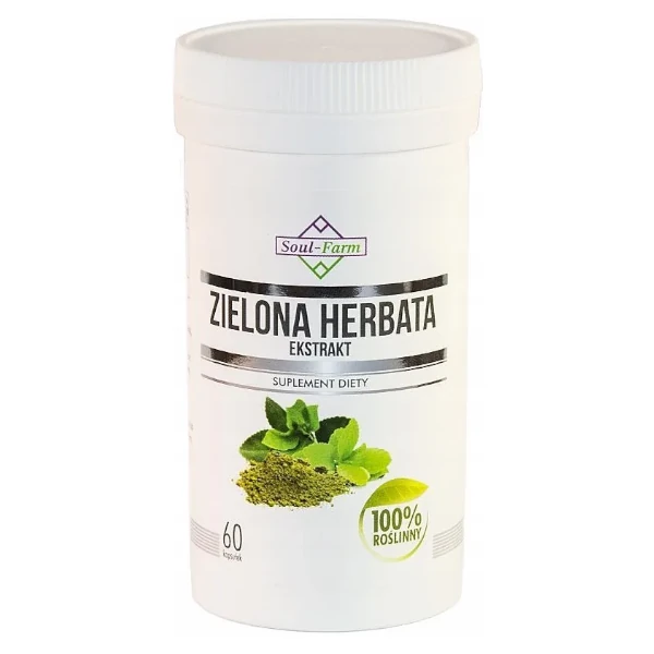 Zielona herbata extrakt <br> 60 kapsułek 1 Zielona herbata extrakt <br> 60 kapsułek