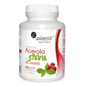 Acerola ze Stevią do ssania <br> 120 tabletek do ssania