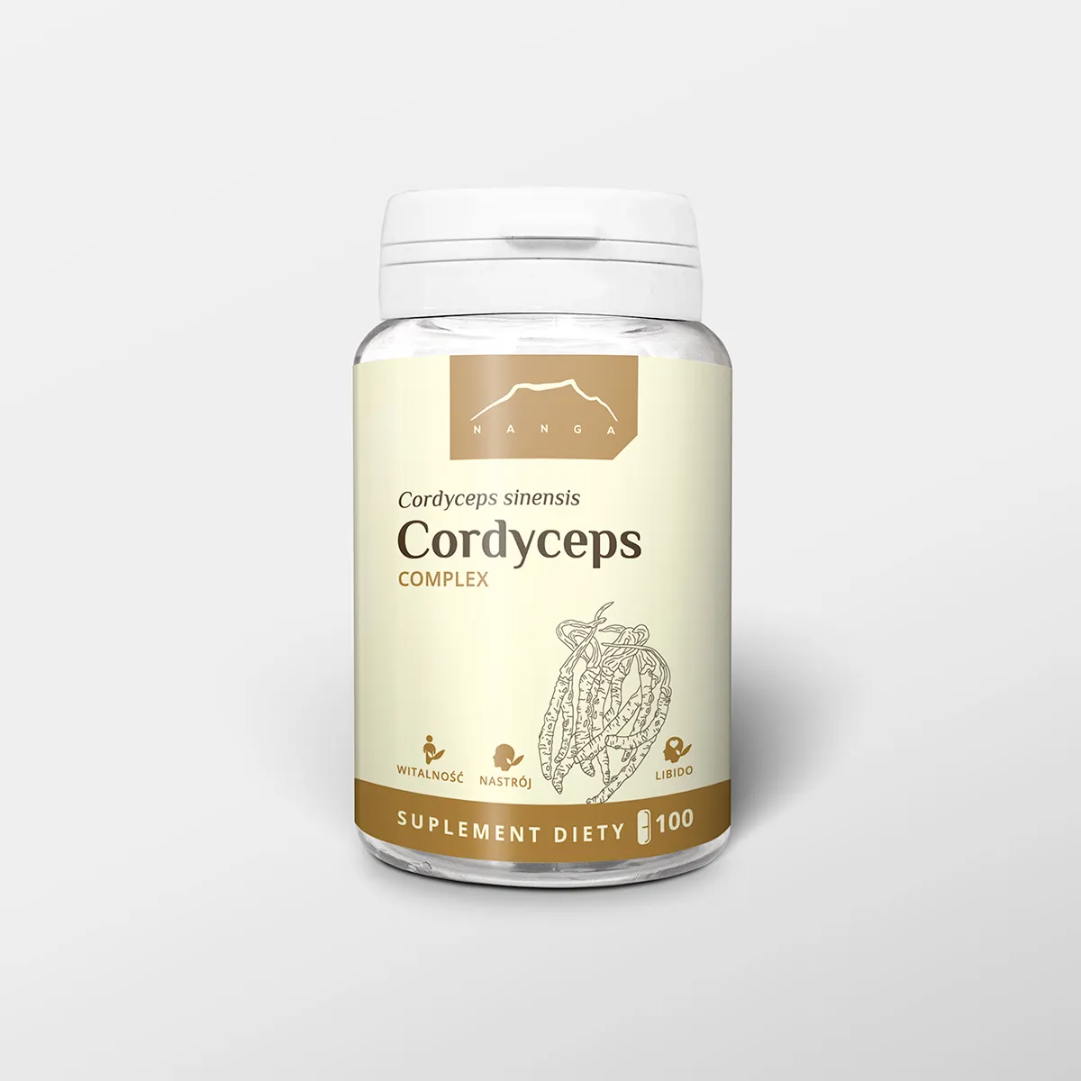 Cordyceps <br> 100 kapsułek 1 Cordyceps <br> 100 kapsułek