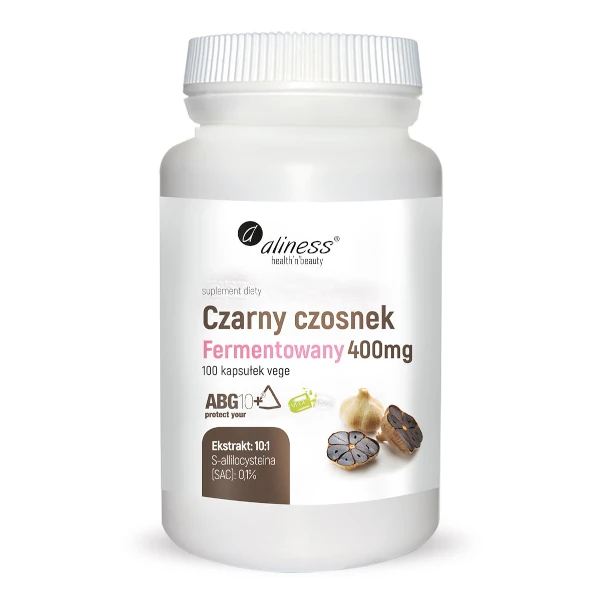 Czarny czosnek fermentowany ABG10+ <br> 100 kapsułek 1 Czarny czosnek fermentowany ABG10+ <br> 100 kapsułek
