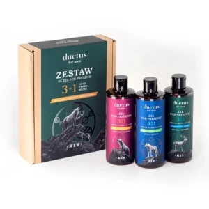 DUETUS for men Zestaw Żele pod prysznic <br>  3×300 ml