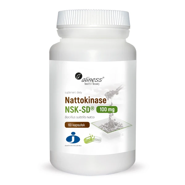 Nattokinase 100mg <br> 60 kapsułek 1 Nattokinase 100mg <br> 60 kapsułek