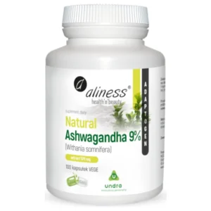 Natural Ashwagandha 570 mg 9% <br> 100 kapsułek