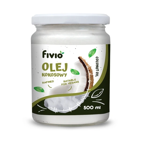 Olej kokosowy rafinowany <br> 500ml 1 Olej kokosowy rafinowany <br> 500ml