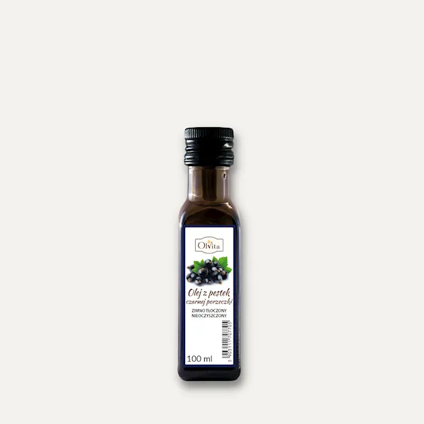 Olej z pestek czarnej porzeczki <br> 100 ml 1 Olej z pestek czarnej porzeczki <br> 100 ml