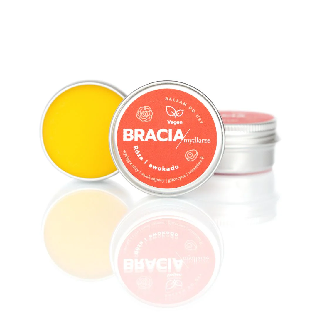 Róża i awokado <br> balsam do ust 2 Róża i awokado <br> balsam do ust - obrazek 2