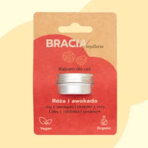 Róża i awokado <br> balsam do ust