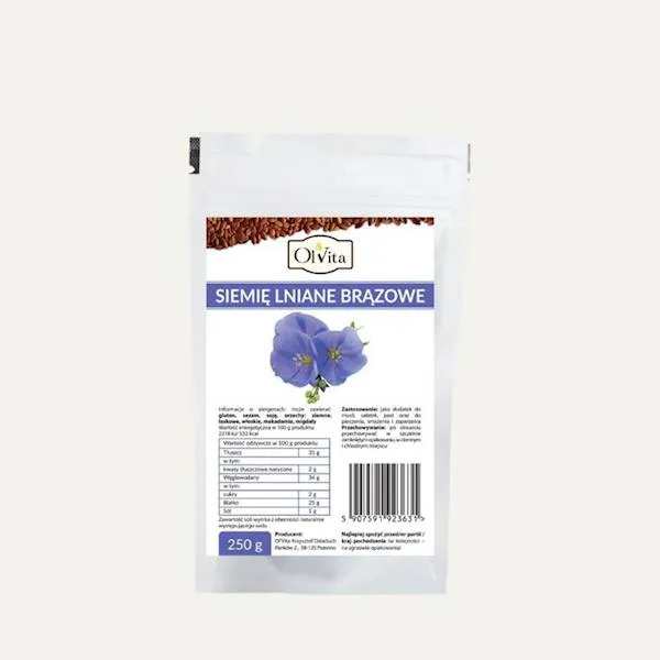 Siemię lniane brązowe <br> 250 g 1 Siemię lniane brązowe <br> 250 g