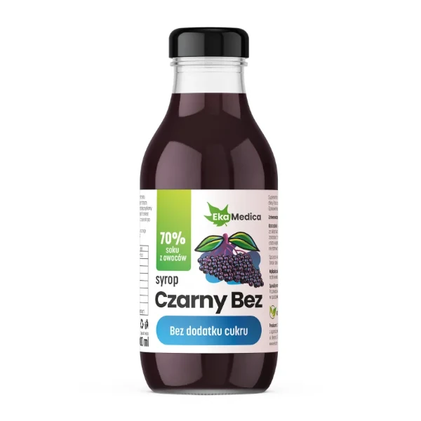 Syrop Czarny Bez bez dodatku cukru <br> 300 ml 1 Syrop Czarny Bez bez dodatku cukru <br> 300 ml