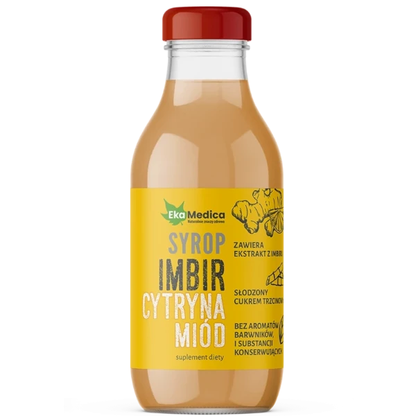 Syrop Imbir Cytryna Miód <br> 300 ml 1 Syrop Imbir Cytryna Miód <br> 300 ml