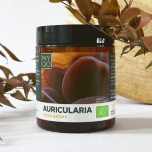 Ekologiczny uszak bzowy (Auricularia) 100g