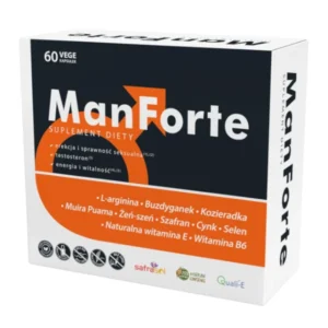 ManForte dla mężczyzn | Naturalna formuła na męską witalność i energię
