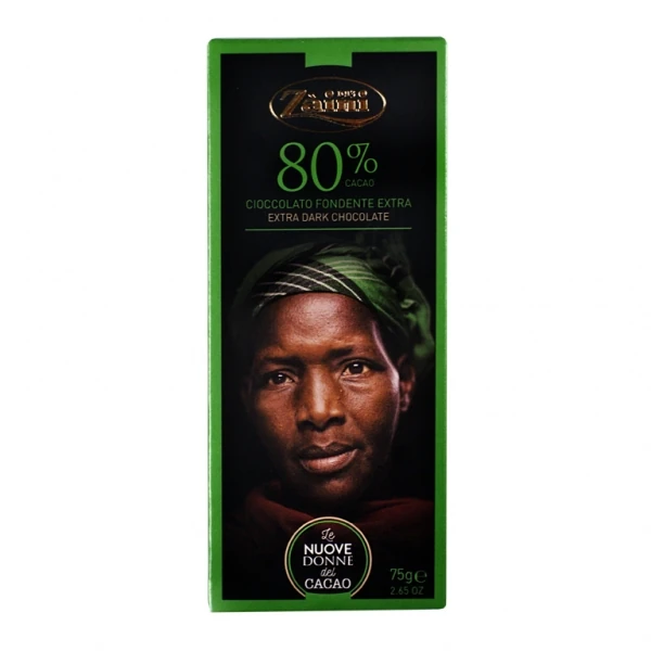Czekolada Gorzka 80% <br> Bez Cukru 75g 1 Czekolada gorzka z certyfikatem Cocoa Horizons