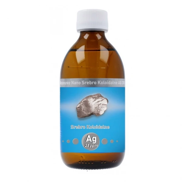 Koloid srebra 25 PPM <br> 300 ml 1 Srebro koloidalne Vitacolloids 300ml