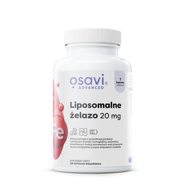 Liposomalne Żelazo 20 mg | 60 kapsułek 1 Liposomalne Żelazo 20 mg | 60 kapsułek