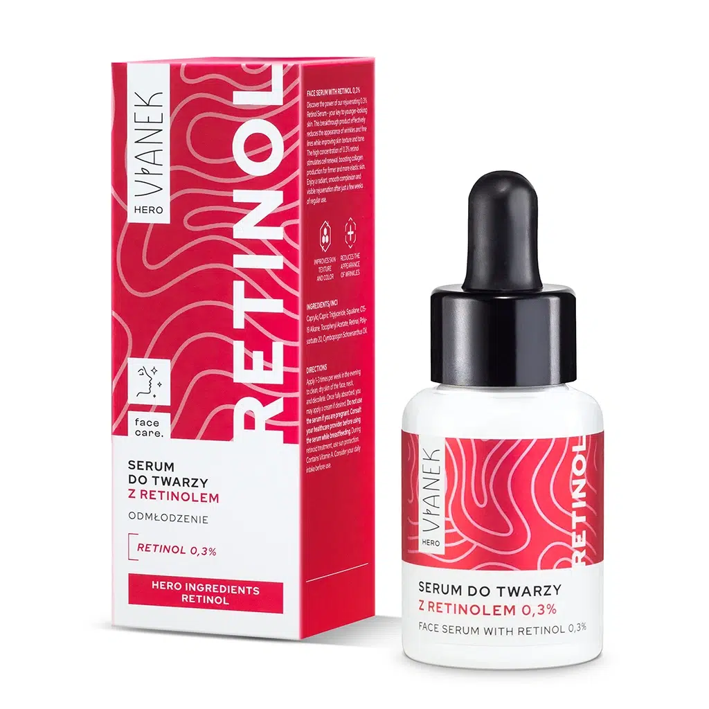 VIANEK HERO Serum z Retinolem 0,3% | 30 ml 1 VIANEK HERO Serum z Retinolem 0,3% | 30 ml