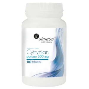 Cytrynian Potasu 300 mg VEGE | Wsparcie Mięśni i Ciśnienia Krwi